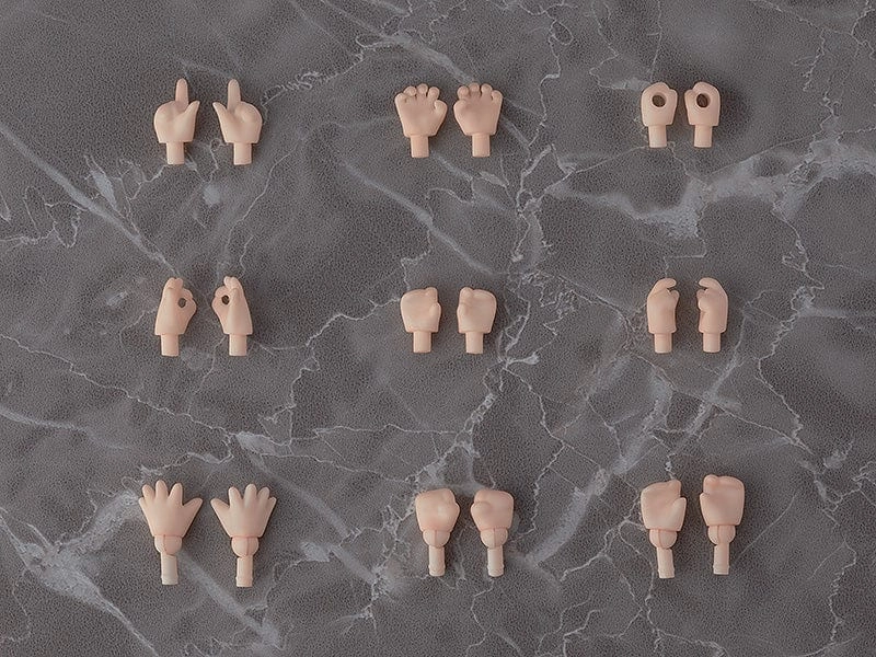 Nendoroid Doll Hand Parts Set ( Cream ) ( re-run ) Sculpture Reproduction PVC Showcase