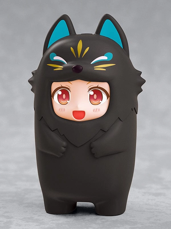 Nendoroid More Kigurumi Face Parts Case ( Black Kitsune ) Premium Collection Victorian Style