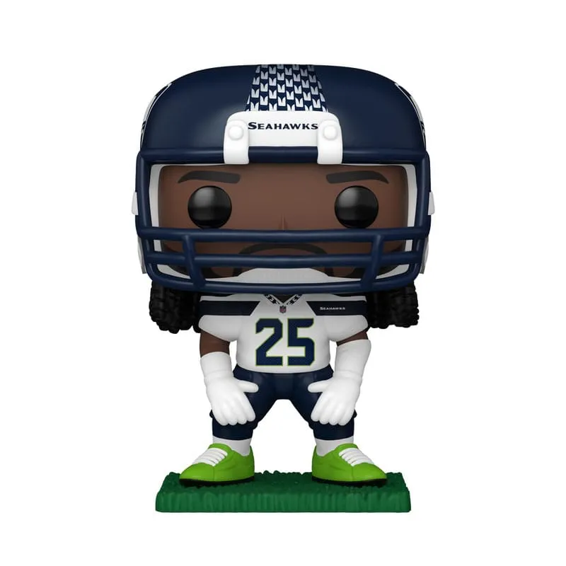 NFL: Legends POP! Sports Figur Legends - Richard Sherman (Seahawks) 9 cm Vinyl Art Blue Ribbon
