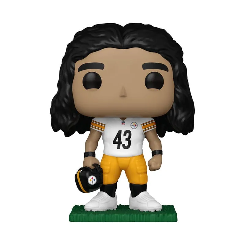 NFL: Legends POP! Sports Figur Legends- Troy Polamalu (Steelers) 9 cm Landmark Replica Fast shipping