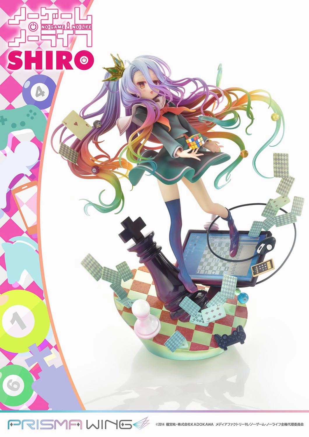 Prehistoric Animal Fantasy Sculpture NO GAME NO LIFE PRISMA Shiro 1/7 Scale Pre-Painted Figure