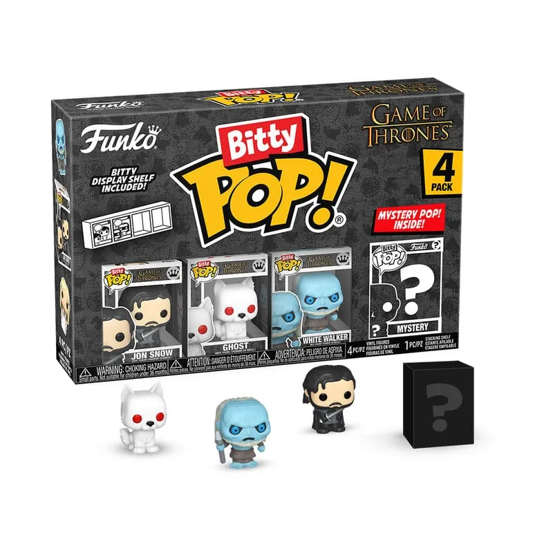 Character Display Wildlife Model Game of Thrones Bitty POP! Vinyl Figur 4-Pack Jon Snow 2,5 cm