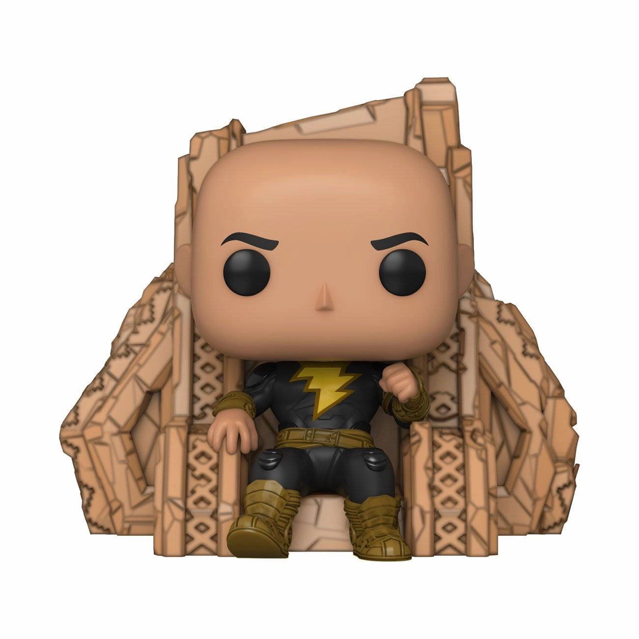 Black Adam POP Deluxe Figur - Black Adam p? Tron 9 cm Miniature Collectible