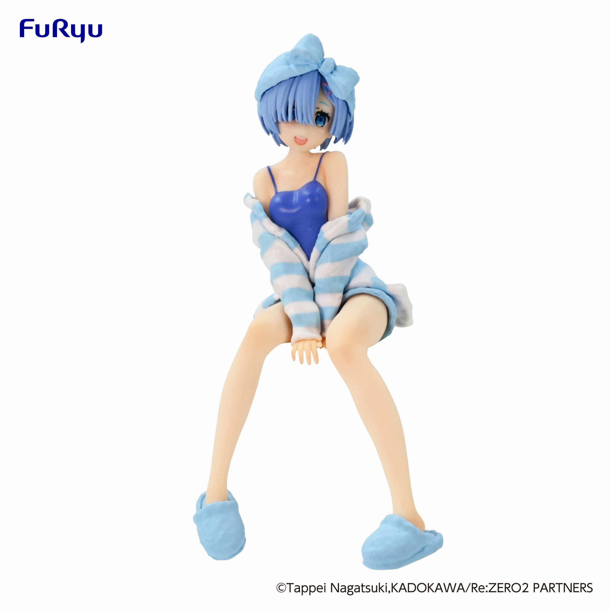 Display Model FURYU Re ZERO Starting Life in Another World Noodle Stopper Figure Rem Room Wear Another Color ver (re-run)