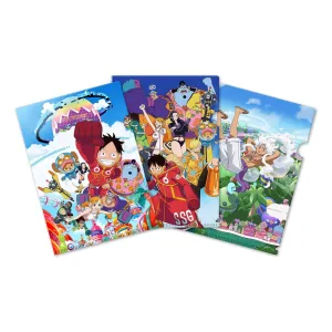 One Piece Klarskydd 3-set Egghead Saga Mountain Animal Character Decor