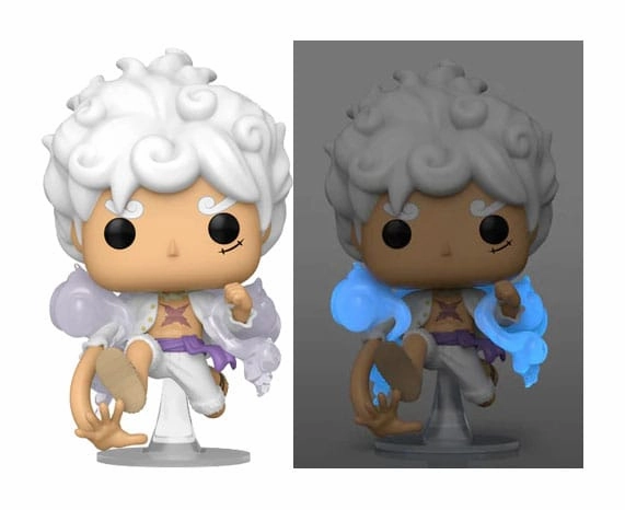 Posable Model One Piece POP! Animation Figur Luffy Gear Five - 9 cm