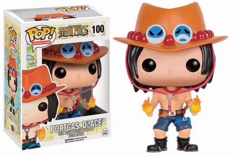 One Piece POP Television Figur Portgas D. Ace 9 cm Unisex Design Chibi Piece