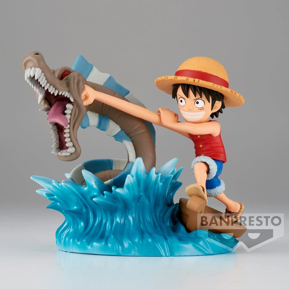 Non toxic ONE PIECE WORLD COLLECTABLE FIGURE LOG STORIES MONKEY.D.LUFFY VS LOCAL SEA MONSTER
