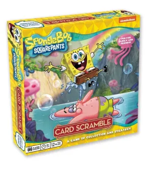 Educational Toy SpongeBob Br?dspel: Card Scramble (Engelsk Version)