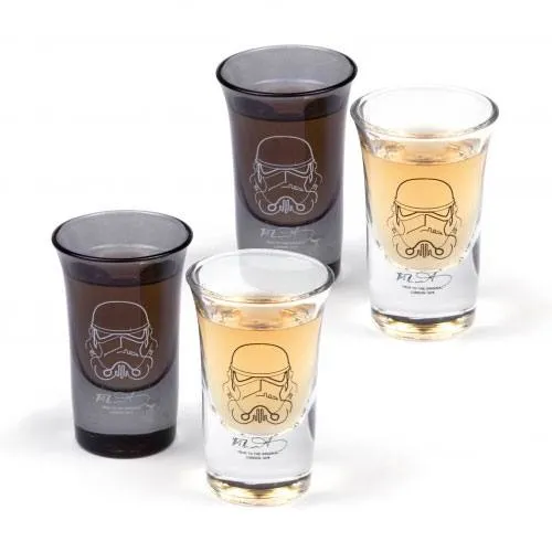 Original Stormtrooper Shotglass 4-Pack Fan Vote Historical Leader