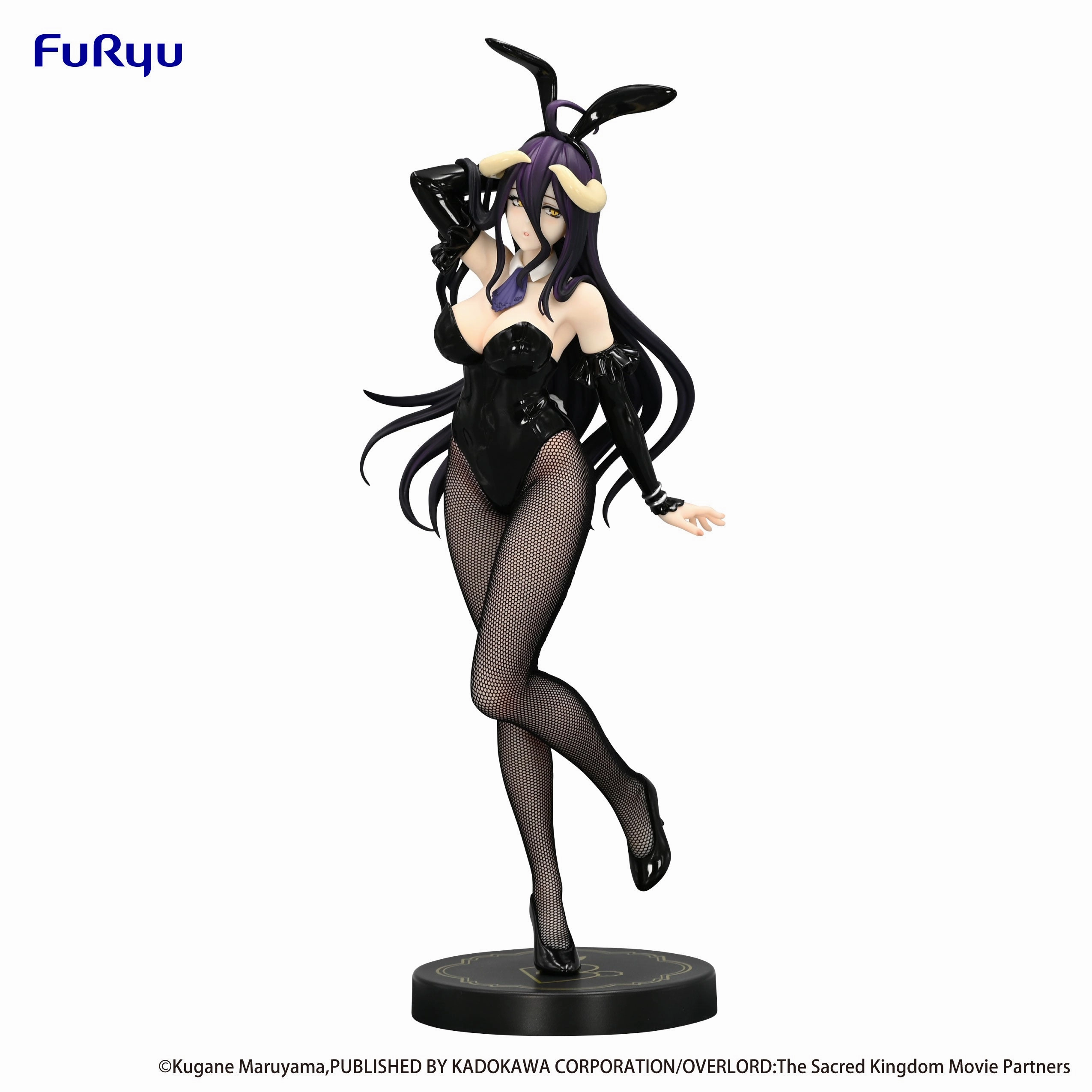 OVERLORD BiCute Bunnies Figure Albedo Black Color ver Vintage Theme Party Decoration