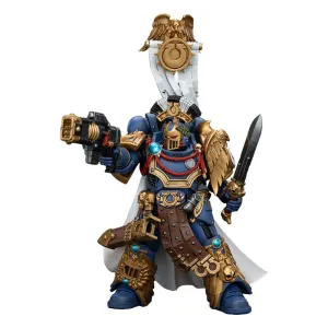 Warhammer The Horus Heresy Actionfigur 1/18 Ultramarines Legion Praetor med Kraftsv?rd och Volkite Serpenta 20 cm Crystal Structure Tempo Control