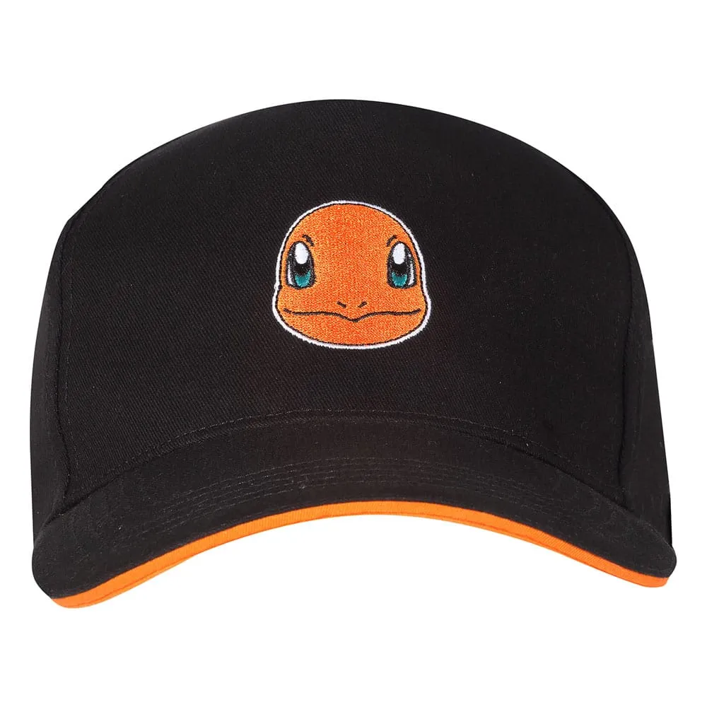 PC Game Pokemon Curved Bill Cap Charmander Badge