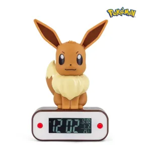 Random Character Grab Pokemon V?ckarklocka med Lampa Evoli 18 cm