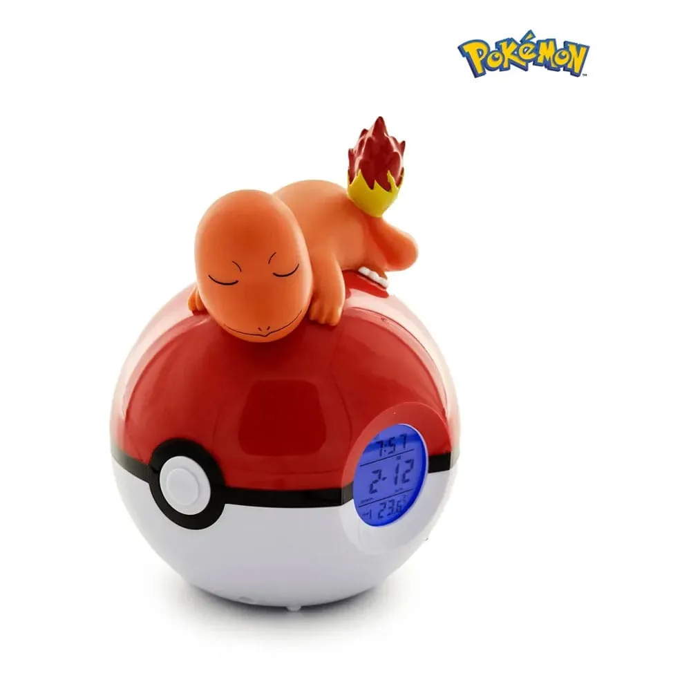 Mystery Find Series Hidden Collection Piece Pokemon V?ckarklocka Pokeball med Ljus Charmander 18 cm