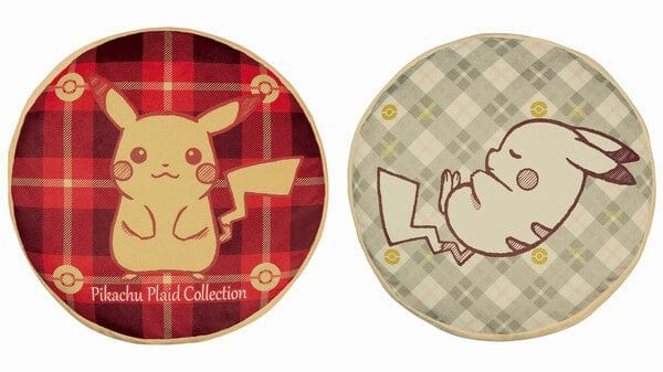 POKEMON REVERSIBLE CUSHION PIKACHU PLAID COLLECTION Fantasy Elf