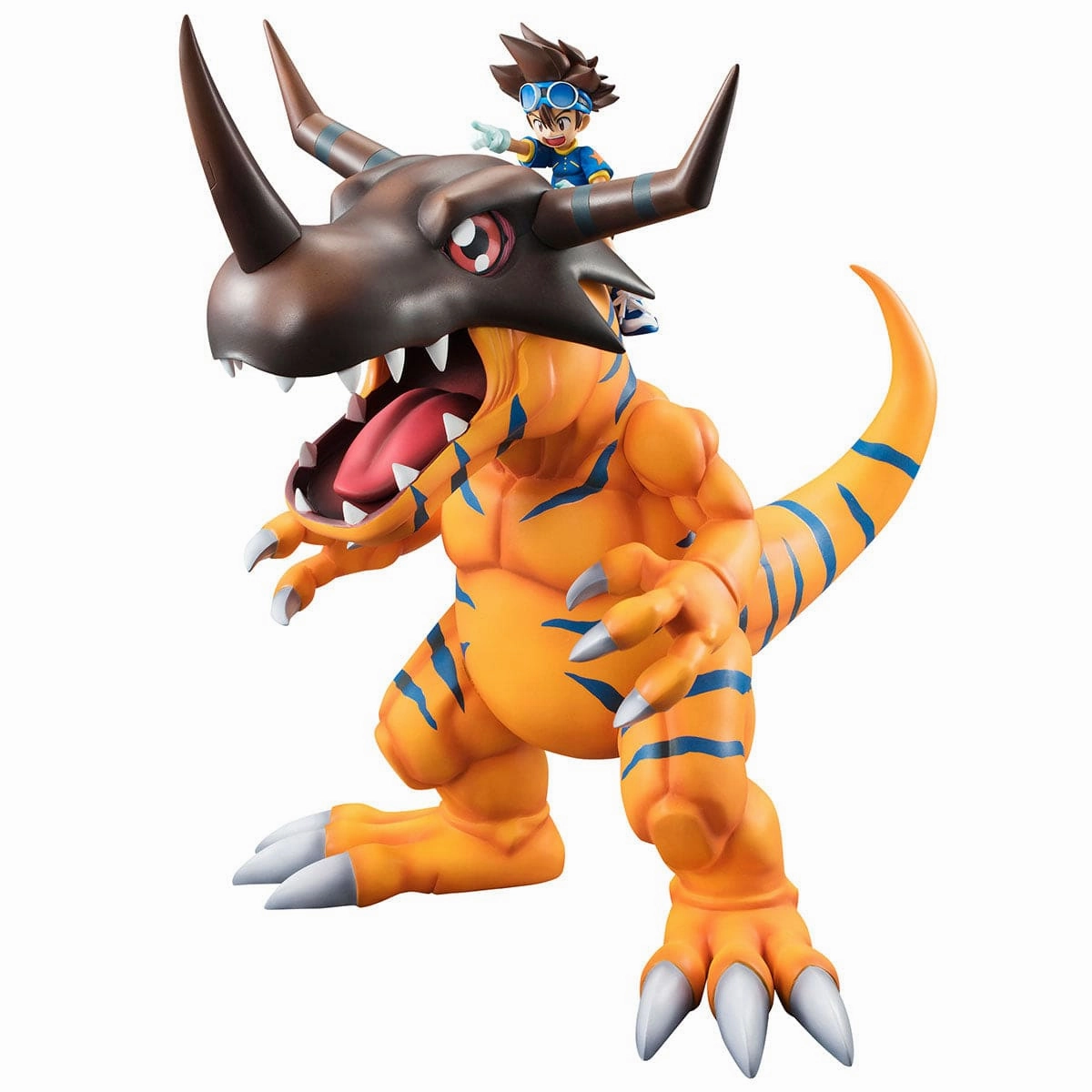 DIGIMON ADVENTURE G.E.M. SERIES Greymon & Taichi Yagami (repeat) Fan Favorite Realistic Art