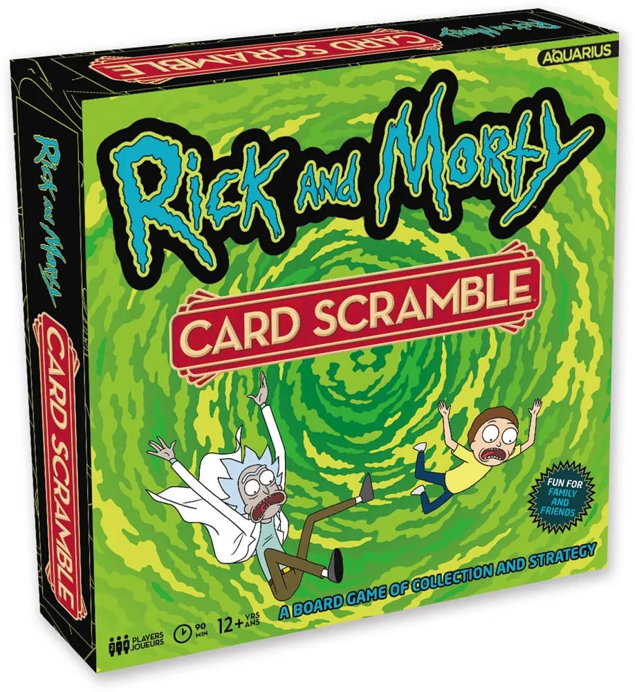 Fictional Character Limited Collectible Rick and Morty Br?dspel Card Scramble - Engelsk Version