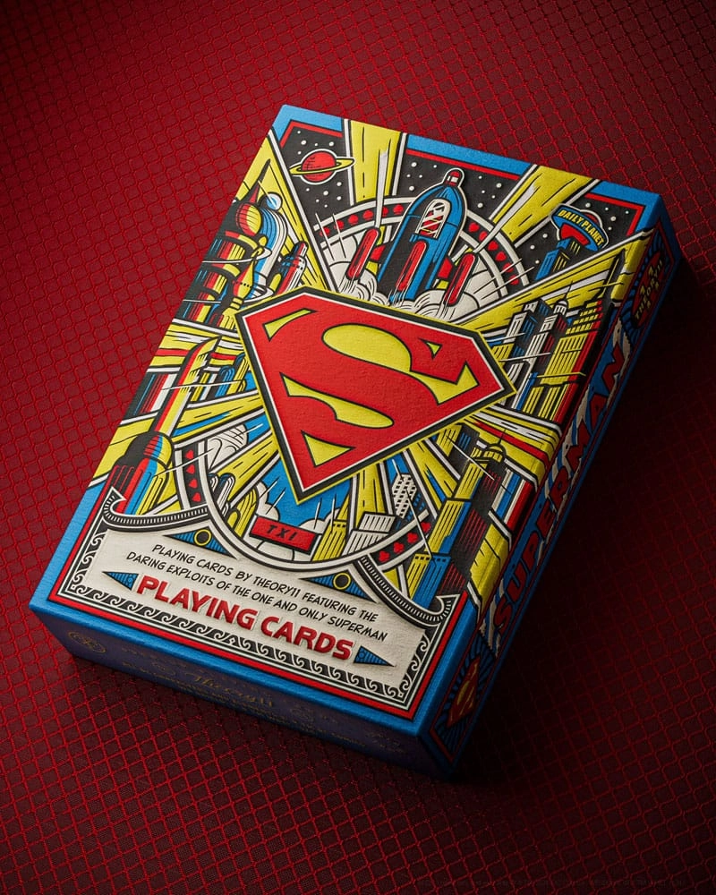 DC Comics Superman Playing Cards - Premium 52-Card Deck Small Space