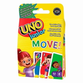UNO Junior Move! Kortspel Party Decoration Message Option