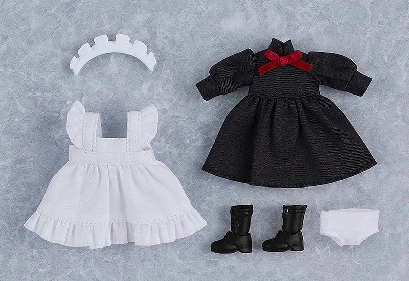 Robot Showcase Nendoroid Doll Work Outfit Set : Maid Outfit Long (Black)