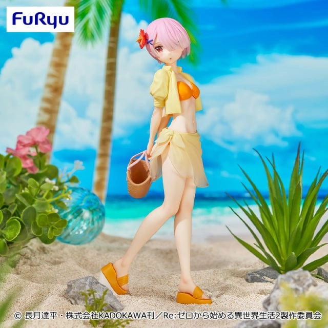 Re ZERO Starting Life in Another World SSS Figure Ram Summer Vacation Luxury Gift