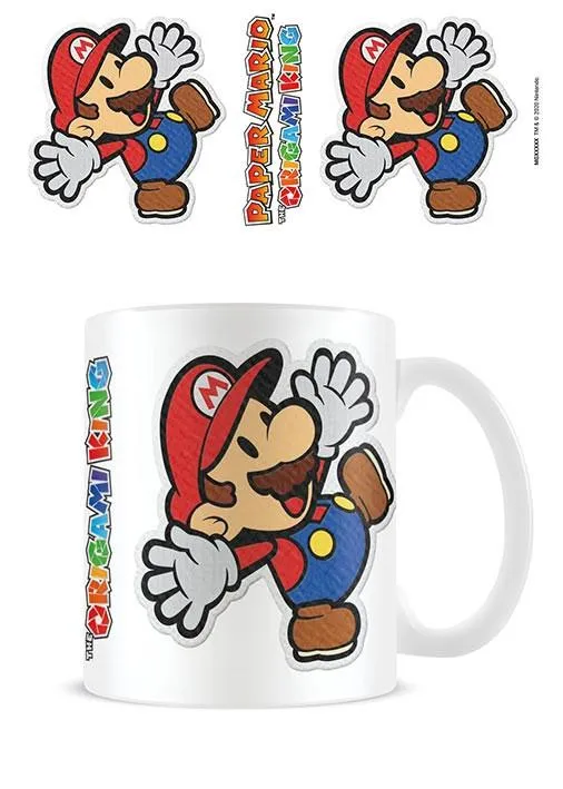 Paper Mario Mug Sticker Hallway Display