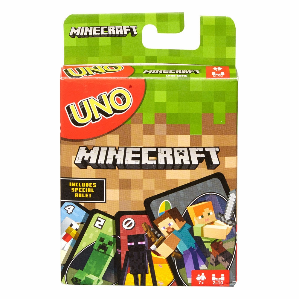 Minecraft UNO Kortspel Valentine Gift Vintage Theme