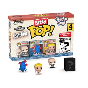 Cute Animal Retro Toys Bitty POP! Vinyl Figur 4-Pack - Mr. Monopoly