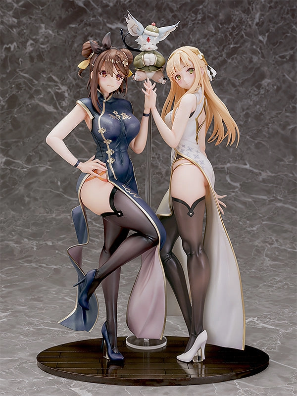 Ryza & Klaudia : Chinese Dress Ver 1/6 Scale Figure Fantasy Decor Entryway Accent