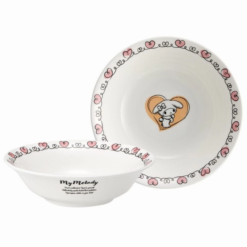 Sanrio Bone China Bowl My Melody - Officiellt Licensierad Ideal Artist Eighties Pop