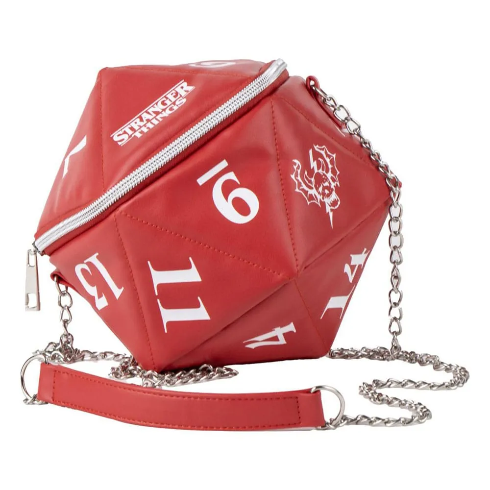 Stranger Things Faux Leather Handbag med D&D T?rningar Action Sculpture