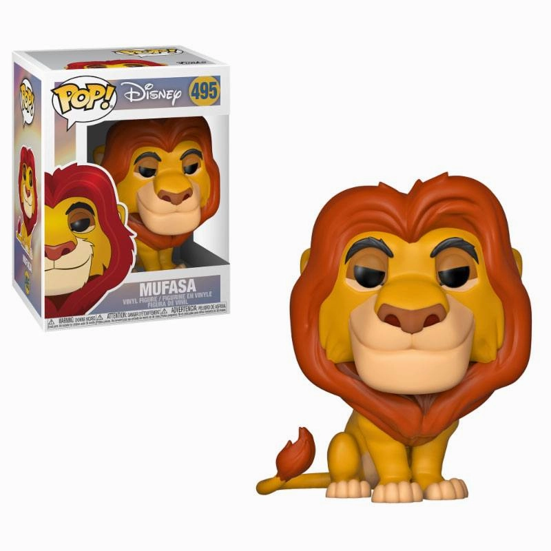 The Lion King POP! Mufasa Vinyl Figure - 9 cm Brick and mortar Buildable Figure
