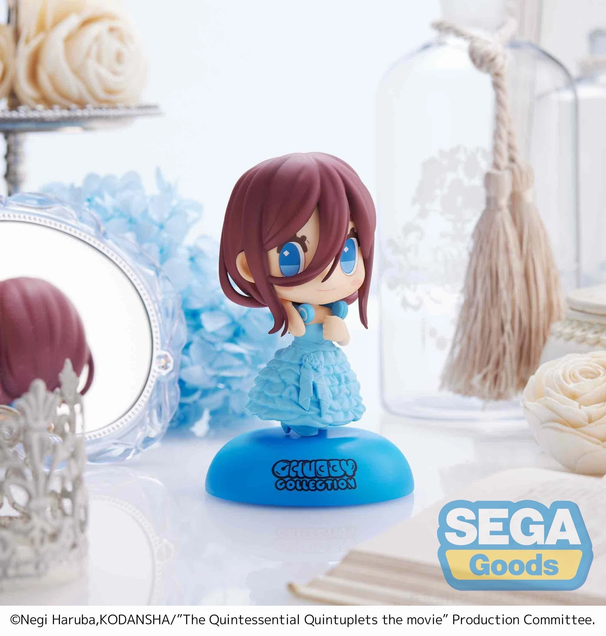 SEGA The Quintessential Quintuplets Movie CHUBBY COLLECTION MP Figure Miku Nakano Robot Sculpture Miniature Creation