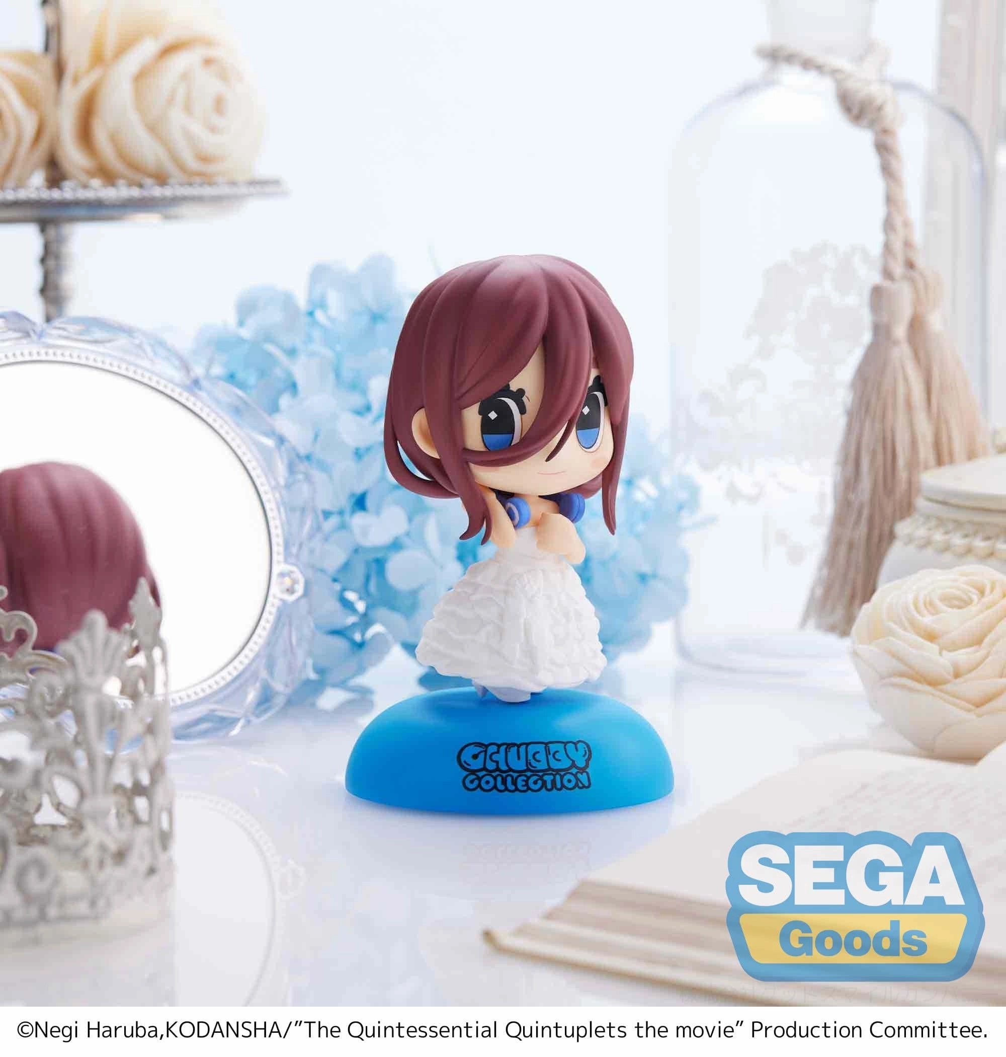 Miniature Showcase SEGA The Quintessential Quintuplets Movie CHUBBY COLLECTION MP Figure Miku Nakano