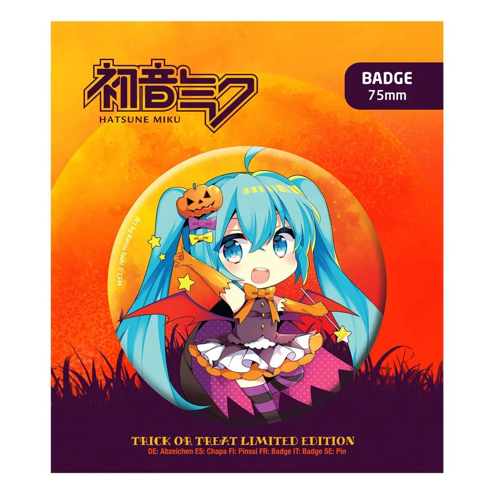 Hatsune Miku Pin Emblem - Limited Edition Halloween Pin Little Outfit Dynamic Trio