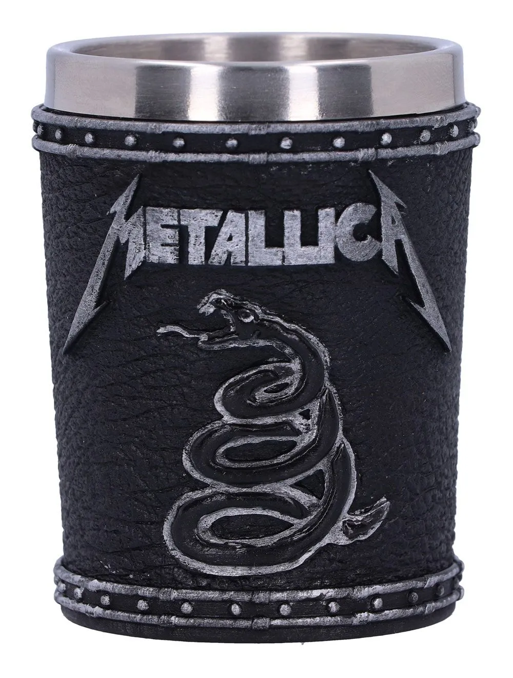 Fantasy Unit Designer Showcase Metallica Shot Glass The Black Album - Officiellt Licensierad