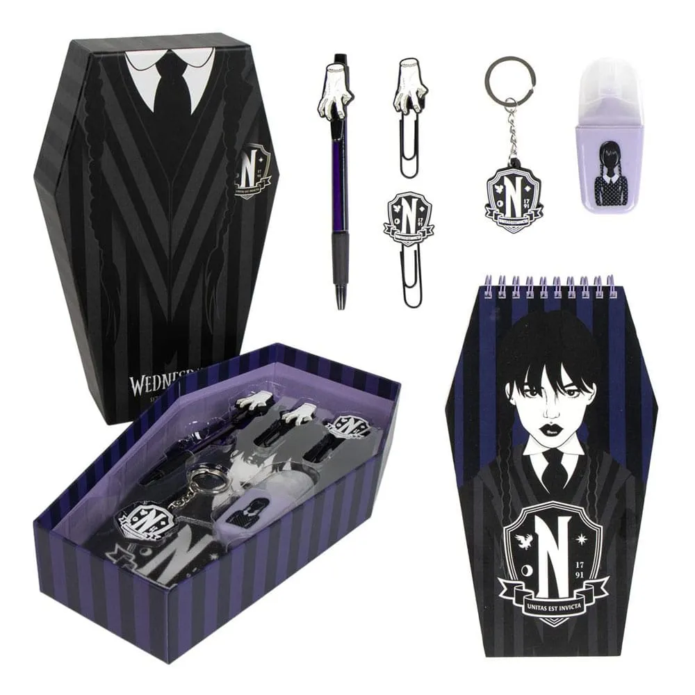 Wednesday Stationery Set - 6 delar Movie Statue Arcade Game