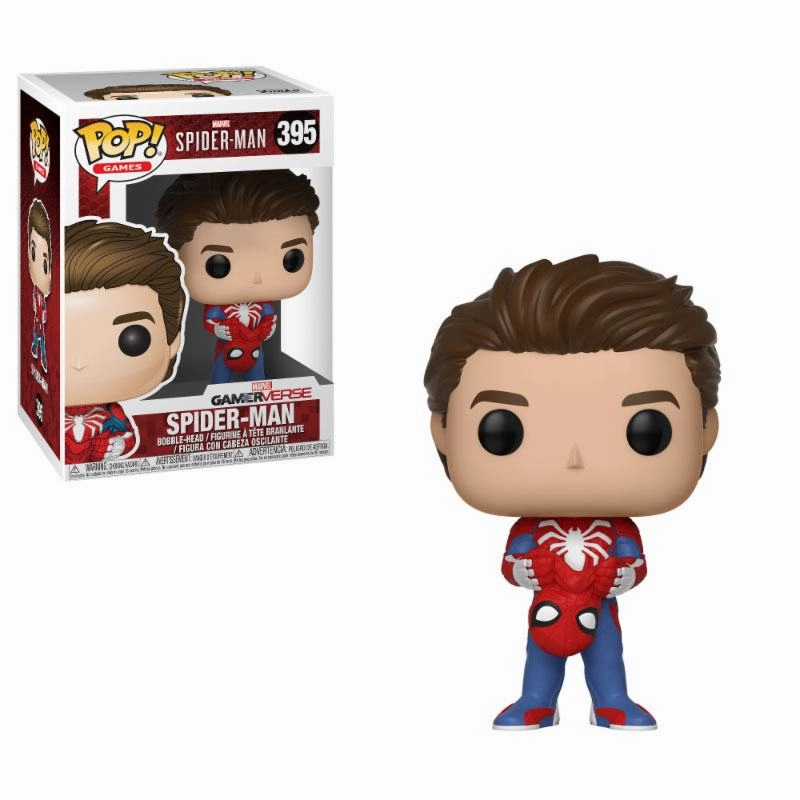 Classic Toy Character Article Spider-Man POP! Games Figur Unmasked Spider-Man 9 cm