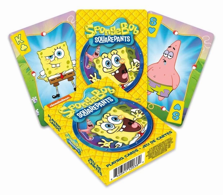 Action Statue Independent Artist SpongeBob Spelkort - H?g Kvalitet och Officiellt Licensierade