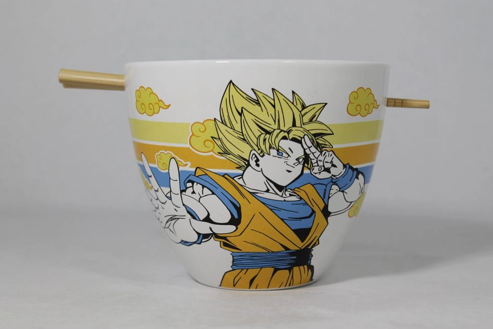 Dragon Ball Z Ramen Bowl med Chopsticks Goku 473 ml Introductory Price Small Coffer