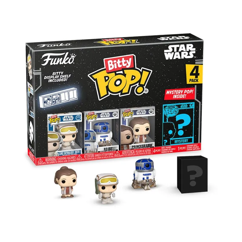 Star Wars Bitty POP! Vinyl Figur 4-Pack - Luke 2,5 cm Character Hobby PVC Creation