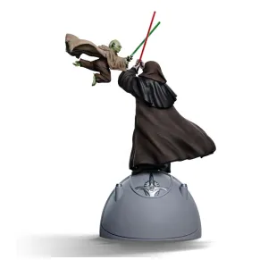 Community Pick Vintage Collectible Star Wars Deluxe Art Scale Statue 1/10 Yoda vs Emperor Palpatine (CCXP Exclusive 2024) 31 cm
