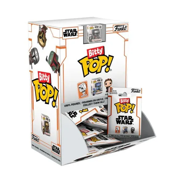 Fine Detail Veteran Designer Star Wars: Mandalorian Bitty POP! Vinyl Figure Display (36)