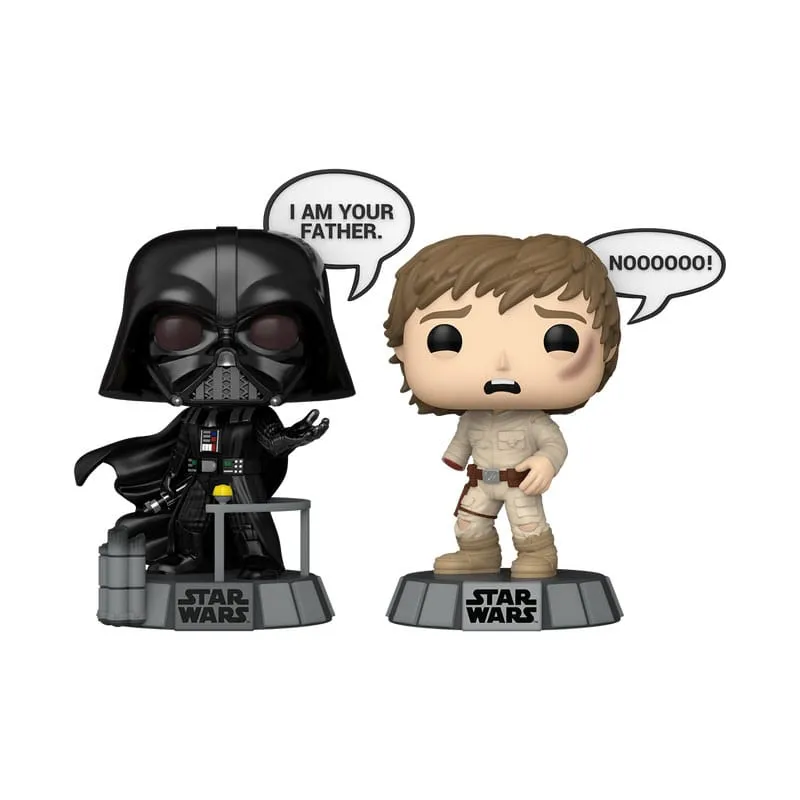 Movie Creation Star Wars: Sayings POP! Vinyl Figurer 2-Pack Vader & Luke 9 cm