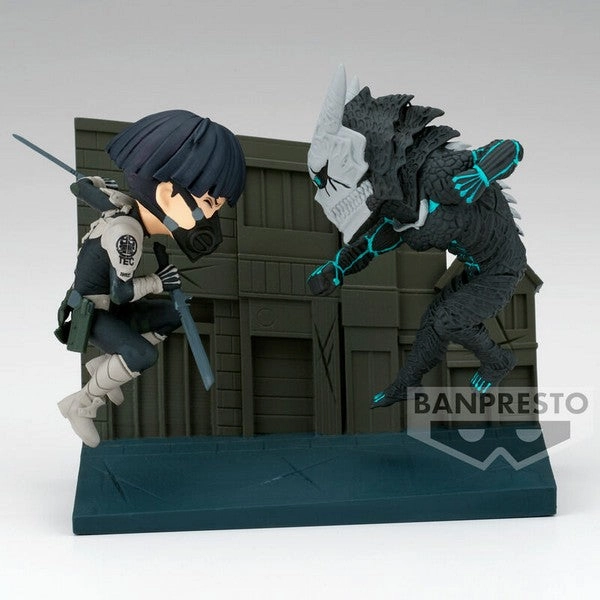 KAIJU NO. 8 WORLD COLLECTABLE FIGURE LOG STORIES SOSHIRO HOSHINA VS KAIJU NO. 8 Movie Collectible Collectible Display