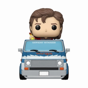 Stranger Things POP! Rides Deluxe Vinyl Steve med The Squawk Van Exclusive 9 cm Social media