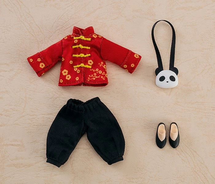 Limited Decor Adventure Character Nendoroid Doll Outfit Set Short Length Chinese Outfit (Red)