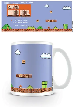 Super Mario Bros. Mug Retro - Kaffe- och Te-?lskare Christmas Ornament Tourist Memorabilia