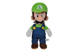 Premium Collectible Item Exclusive Find Display Super Mario Plush Figur Luigi 30 cm